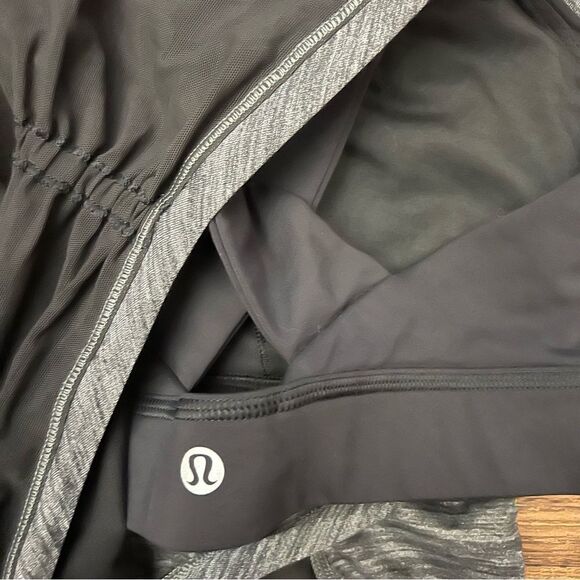 Women's LULULEMON Work The Circuit Tank Heathered Black/Black size 6 - Picture 2 of 9